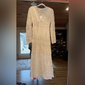 NWT love shack fancy long sleeve lace dress
